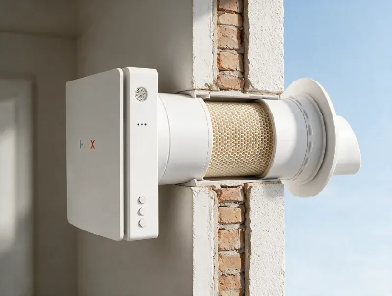 Sistema de ventilación descentralizada con recuperación de calor
